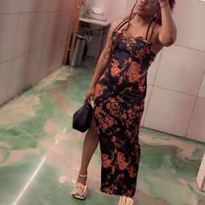 Shein Tie-Dye Maxi Dress